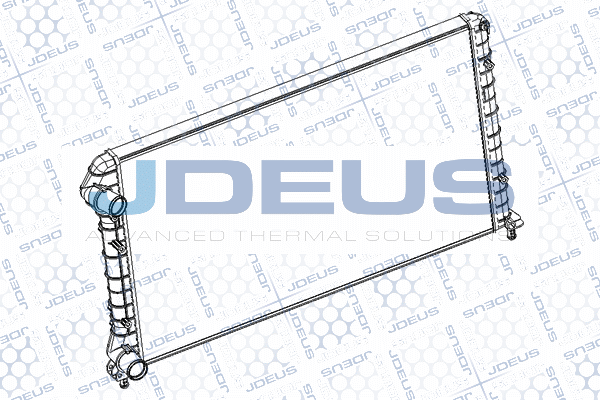 RA0110801 JDEUS Радиатор, охлаждение двигателя