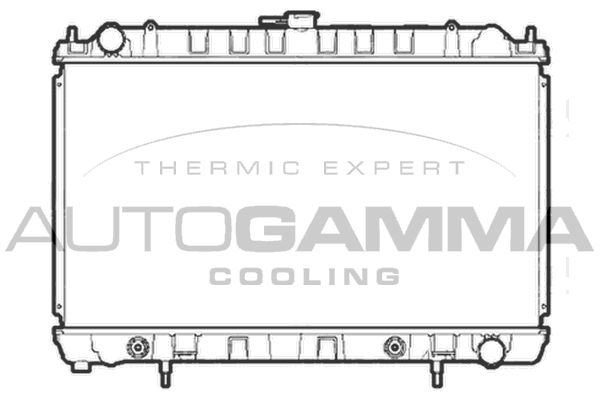 105572 AUTOGAMMA Радиатор, охлаждение двигателя