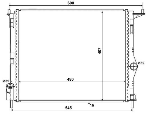 WG2161922 WILMINK GROUP Радиатор, охлаждение двигателя