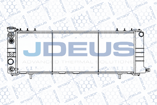 M057005A JDEUS Радиатор, охлаждение двигателя