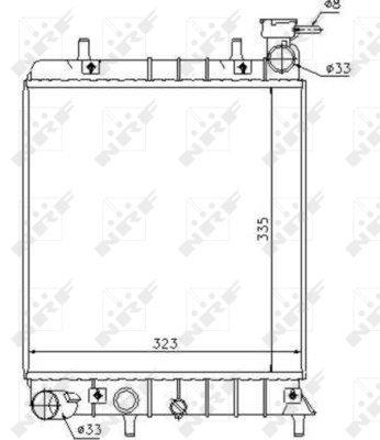 WG1722258 WILMINK GROUP Радиатор, охлаждение двигателя