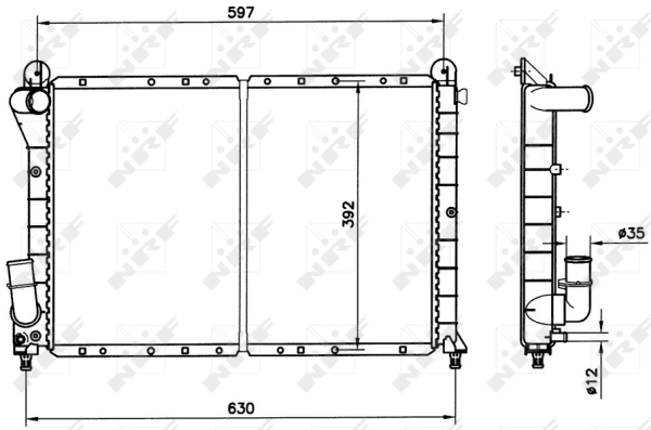 WG1723224 WILMINK GROUP Радиатор, охлаждение двигателя