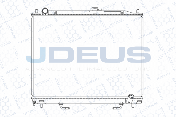 M0180420 JDEUS Радиатор, охлаждение двигателя