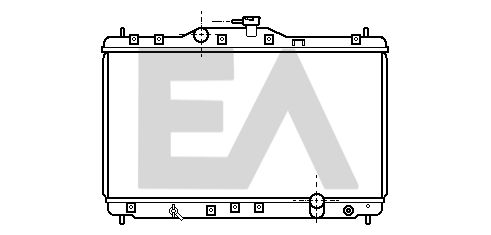 31R26028 EACLIMA Радиатор, охлаждение двигателя