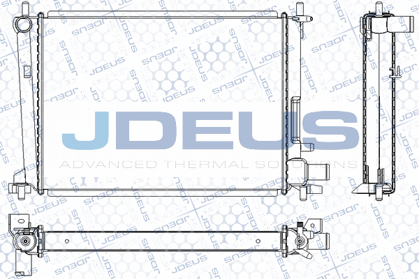 RA0120860 JDEUS Радиатор, охлаждение двигателя