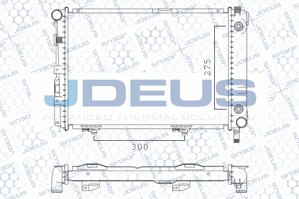 M0170090 JDEUS Радиатор, охлаждение двигателя