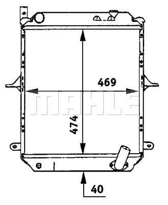 WG2183937 WILMINK GROUP Радиатор, охлаждение двигателя