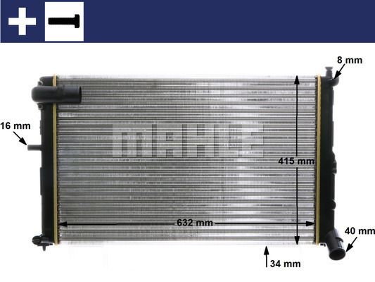 WG2182842 WILMINK GROUP Радиатор, охлаждение двигателя