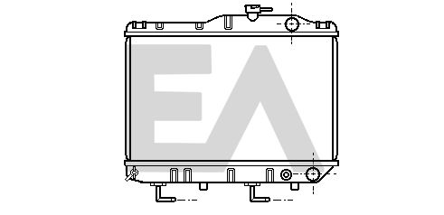 31R71034 EACLIMA Радиатор, охлаждение двигателя