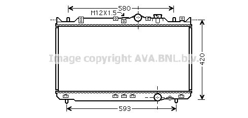 MZ2201 PRASCO Радиатор, охлаждение двигателя