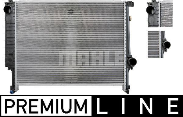 CR279000P MAHLE Радиатор, охлаждение двигателя