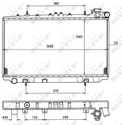 WG1721131 WILMINK GROUP Радиатор, охлаждение двигателя