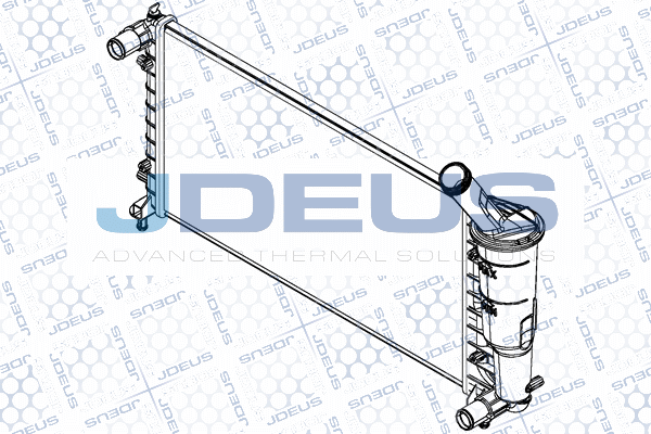 RA0110980 JDEUS Радиатор, охлаждение двигателя