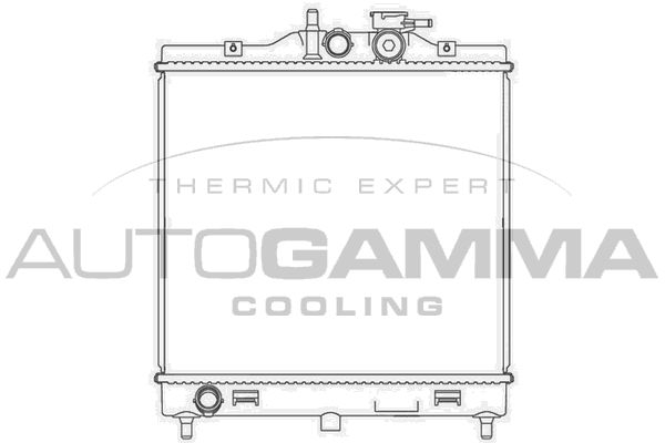 107813 AUTOGAMMA Радиатор, охлаждение двигателя