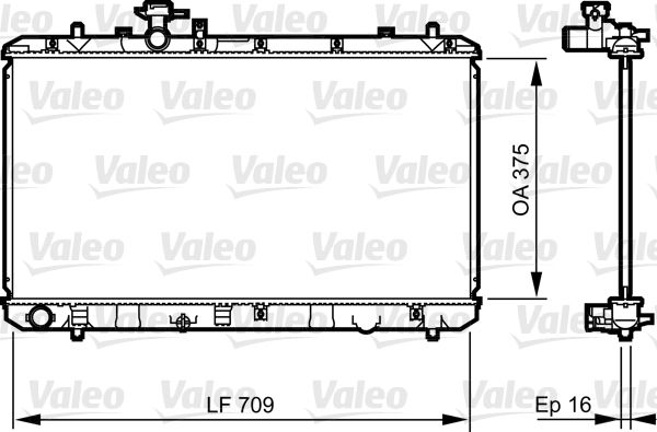 735407 VALEO Радиатор, охлаждение двигателя