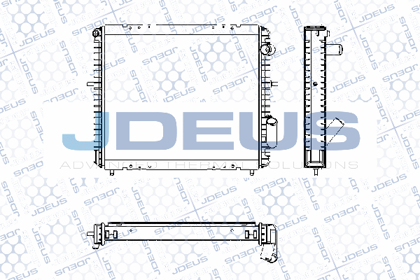 RA0230481 JDEUS Радиатор, охлаждение двигателя