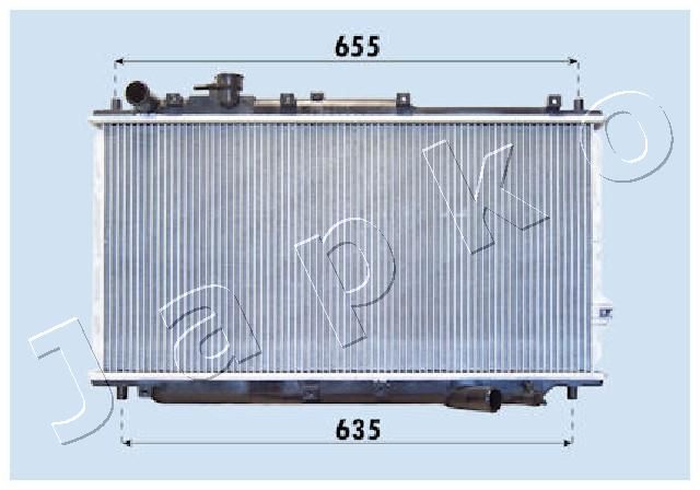 RDA333019 JAPKO Радиатор, охлаждение двигателя