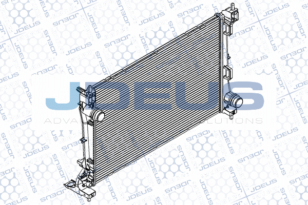 RA0111430 JDEUS Радиатор, охлаждение двигателя