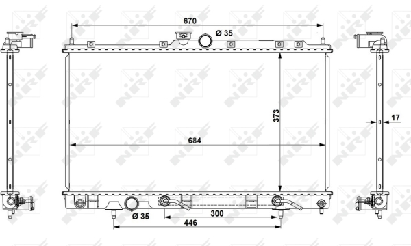 WG1722594 WILMINK GROUP Радиатор, охлаждение двигателя