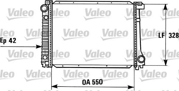 819415 VALEO Радиатор, охлаждение двигателя