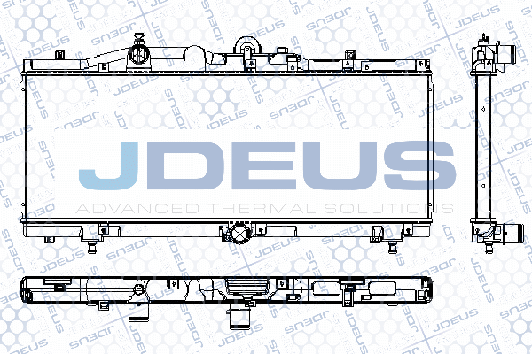 RA0110460 JDEUS Радиатор, охлаждение двигателя