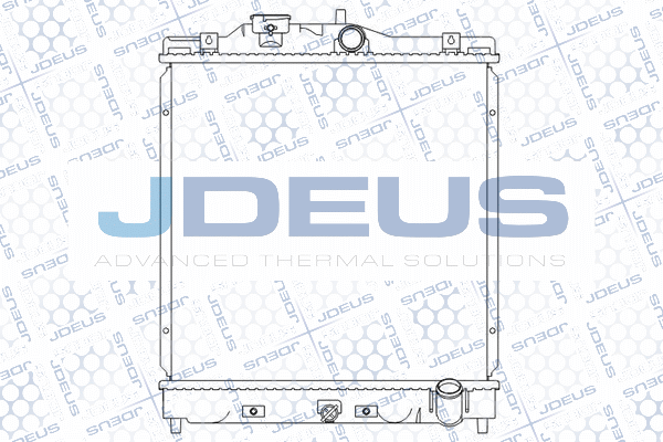 M0130050 JDEUS Радиатор, охлаждение двигателя