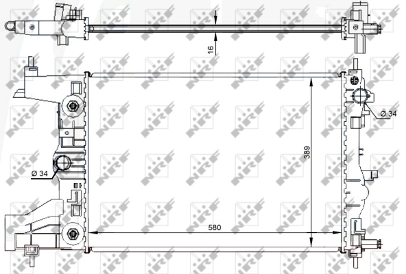 WG1723658 WILMINK GROUP Радиатор, охлаждение двигателя