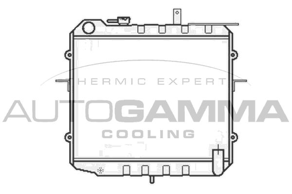 105260 AUTOGAMMA Радиатор, охлаждение двигателя
