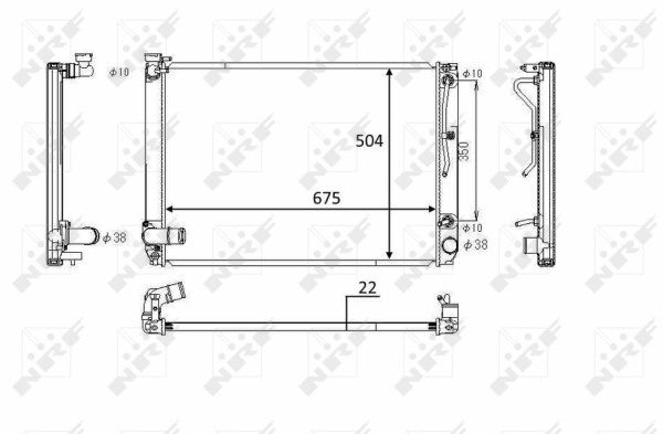 WG1723345 WILMINK GROUP Радиатор, охлаждение двигателя