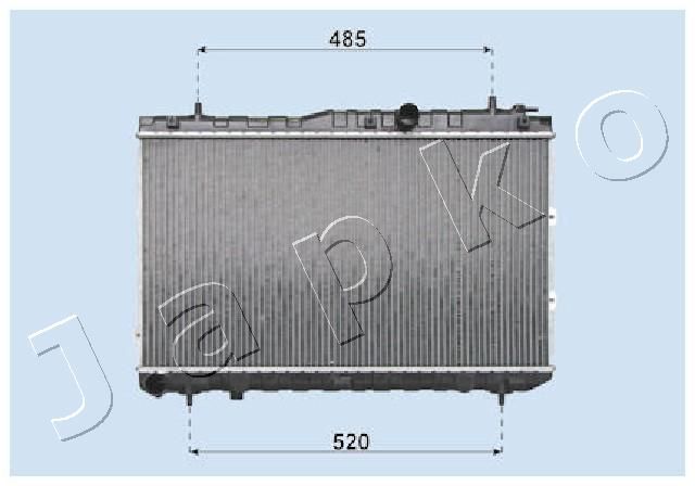 RDA333033 JAPKO Радиатор, охлаждение двигателя