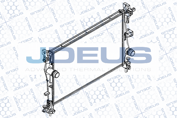 RA0111400 JDEUS Радиатор, охлаждение двигателя