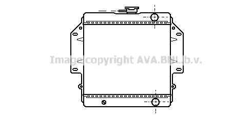 SZA2012 AVA QUALITY COOLING Радиатор, охлаждение двигателя