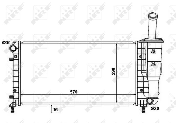 WG1722442 WILMINK GROUP Радиатор, охлаждение двигателя