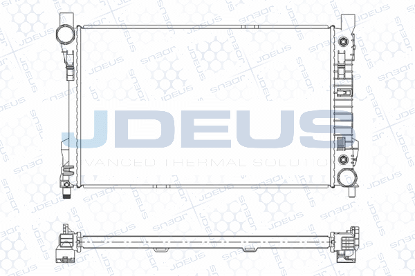 M0170580 JDEUS Радиатор, охлаждение двигателя