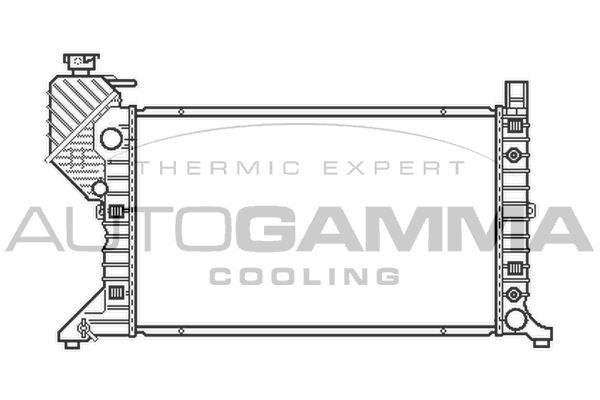 103474 AUTOGAMMA Радиатор, охлаждение двигателя