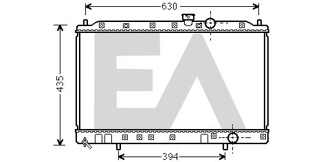 31R51113 EACLIMA Радиатор, охлаждение двигателя