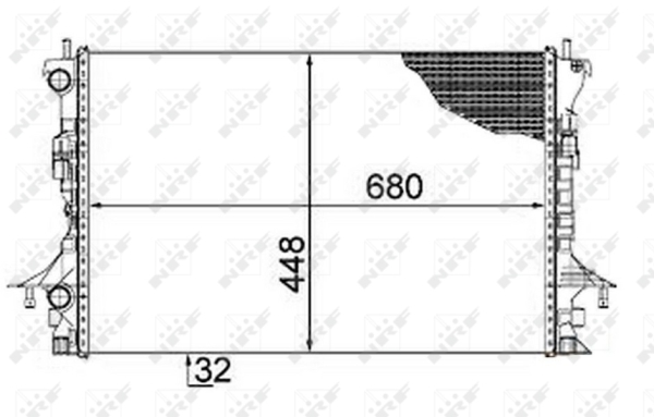 WG1723430 WILMINK GROUP Радиатор, охлаждение двигателя