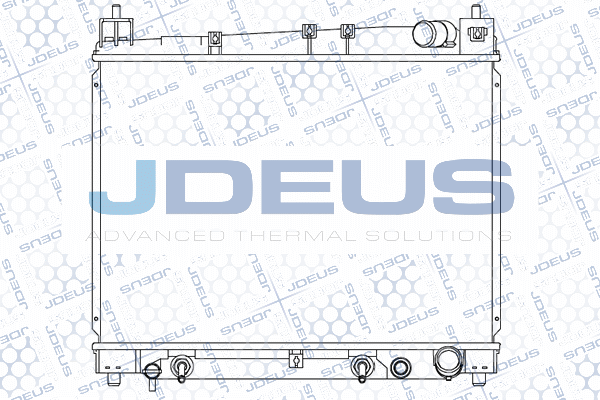 028M89 JDEUS Радиатор, охлаждение двигателя