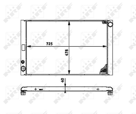 WG1722540 WILMINK GROUP Радиатор, охлаждение двигателя