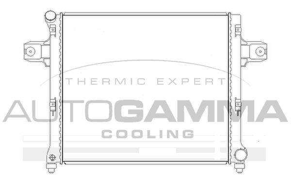 105259 AUTOGAMMA Радиатор, охлаждение двигателя
