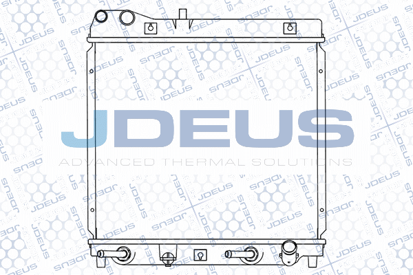 013M25 JDEUS Радиатор, охлаждение двигателя