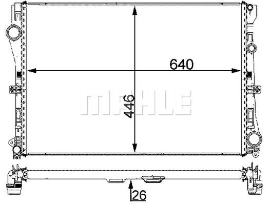 WG2183100 WILMINK GROUP Радиатор, охлаждение двигателя