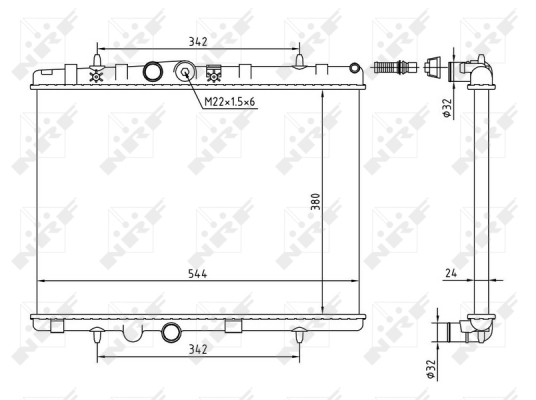 WG1723214 WILMINK GROUP Радиатор, охлаждение двигателя