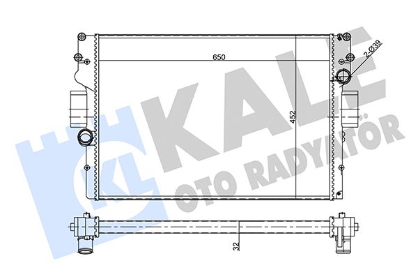 356410 KALE OTO RADYATÖR Радиатор, охлаждение двигателя
