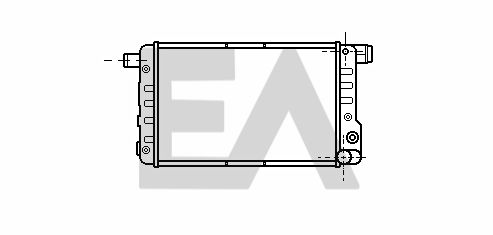 31R25083 EACLIMA Радиатор, охлаждение двигателя