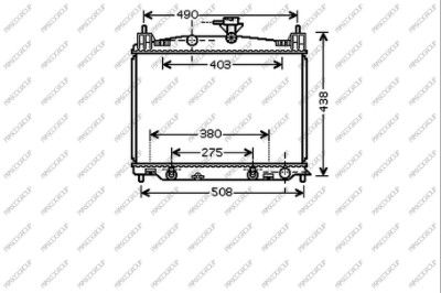 MZ309R003 PRASCO Радиатор, охлаждение двигателя