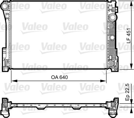 735285 VALEO Радиатор, охлаждение двигателя