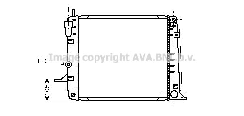 FD2192 PRASCO Радиатор, охлаждение двигателя