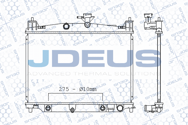 M0160470 JDEUS Радиатор, охлаждение двигателя