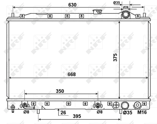 WG1722180 WILMINK GROUP Радиатор, охлаждение двигателя